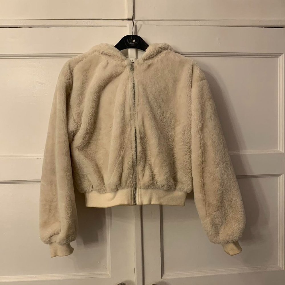 Topshop Womens Cream Jacket